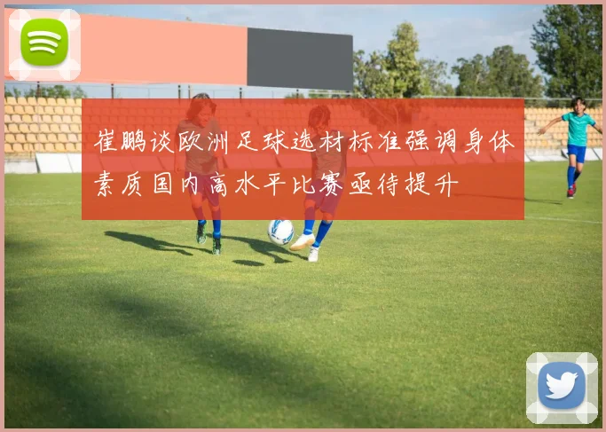 崔鹏谈欧洲足球选材标准强调身体素质国内高水平比赛亟待提升